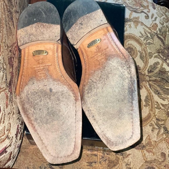 Genuine Crocodile & Ostrich Belvedere Mens shoe Size 13 - Picture 6 of 14